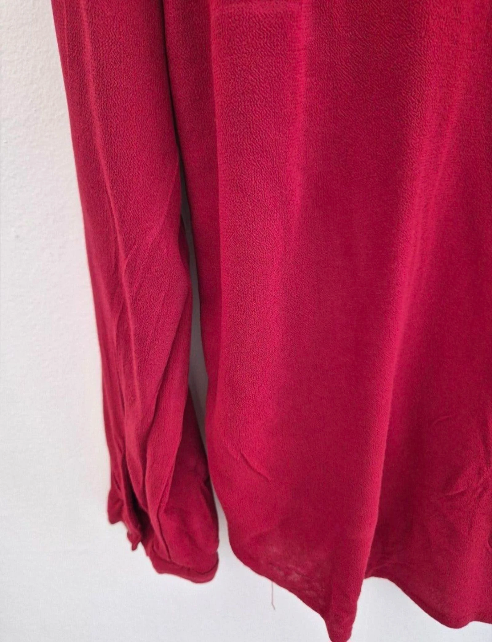 H&M Blouse Divisée Rouge / Haut Ajusté - Taille 36 (S) – photo 9